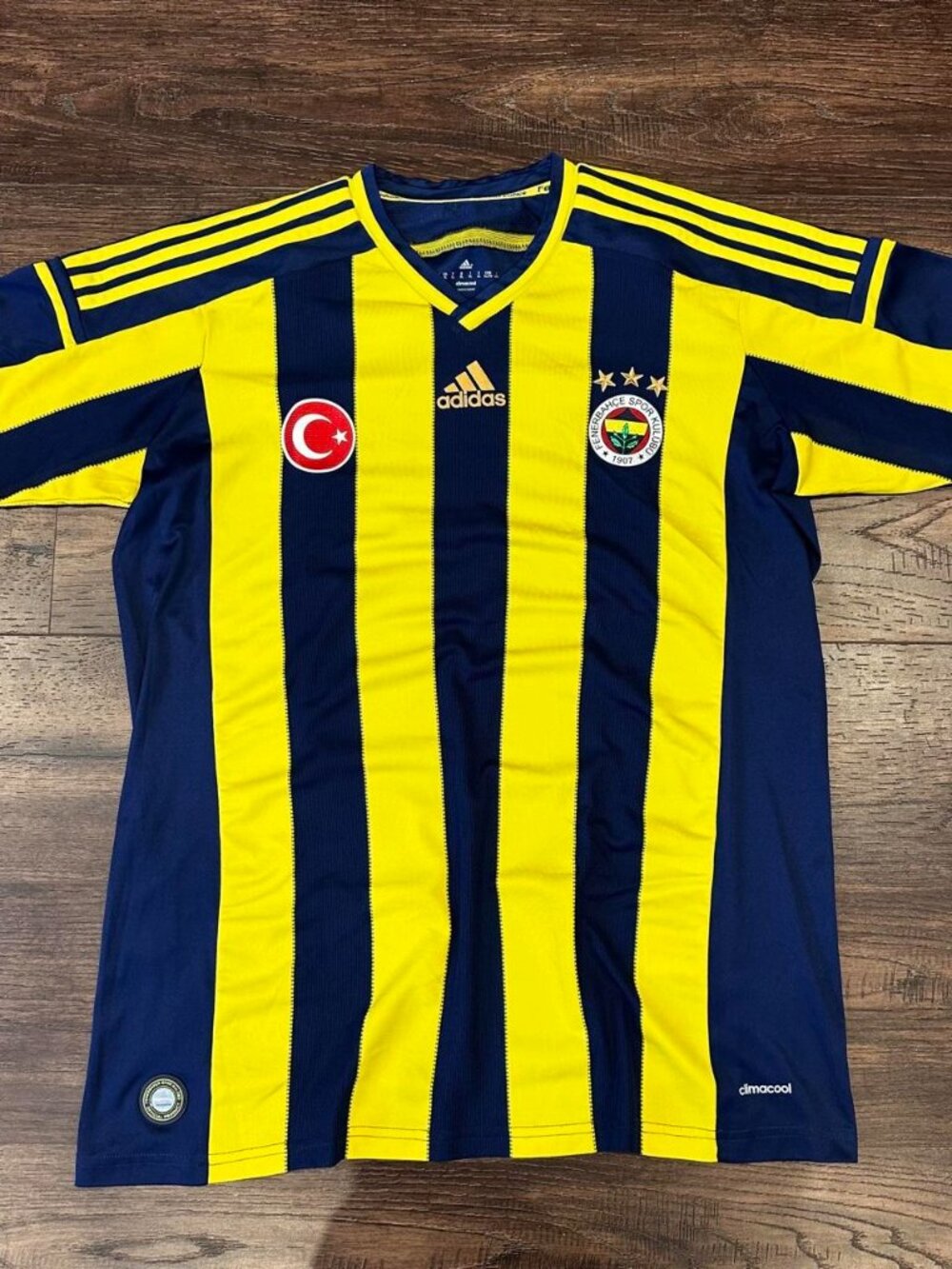 Adidas Fenerbahçe SK 2014/2015 Home Soccer Jersey Size XL Blockcore